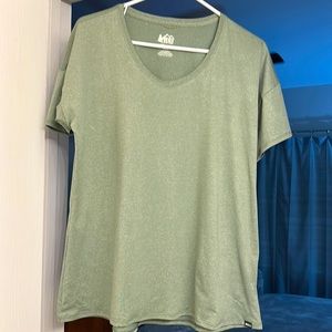 REI XLarge t shirt. Green tone.